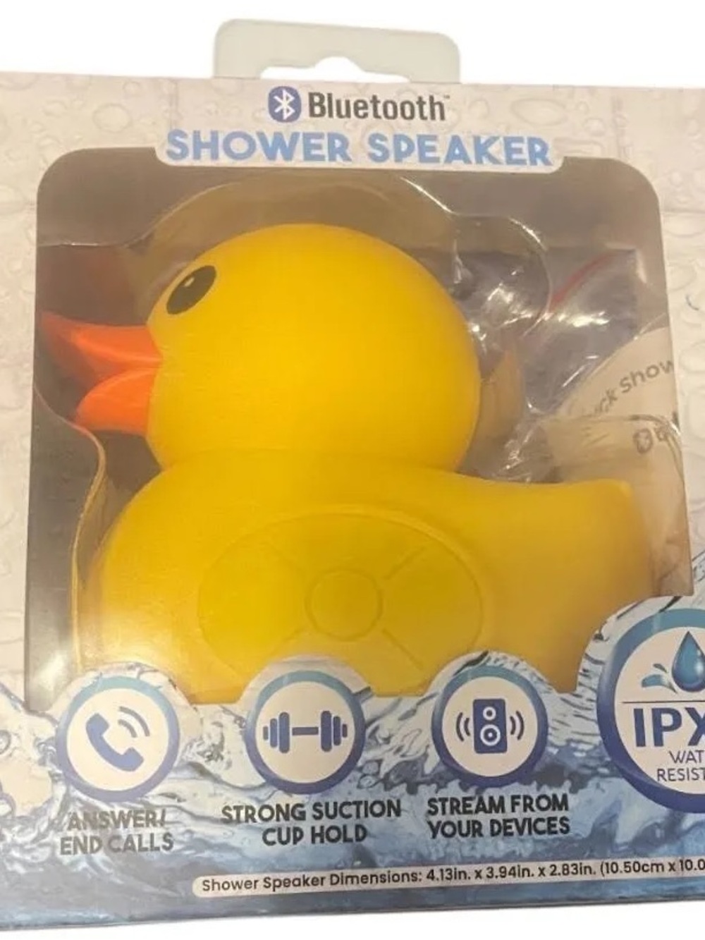 Bluetooth Yellow Duck Shower Speaker - Waterproof Portable Speaker